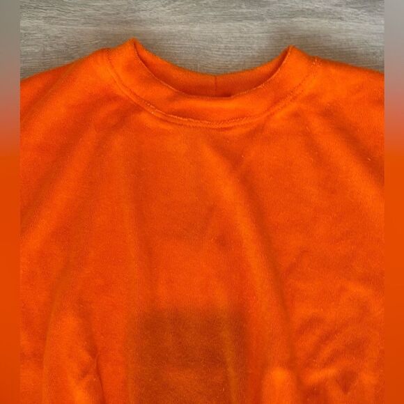 Elan Two piece Terry Short set, rolled cuff sleeve with drawstring shorts. - Picture 4 of 11